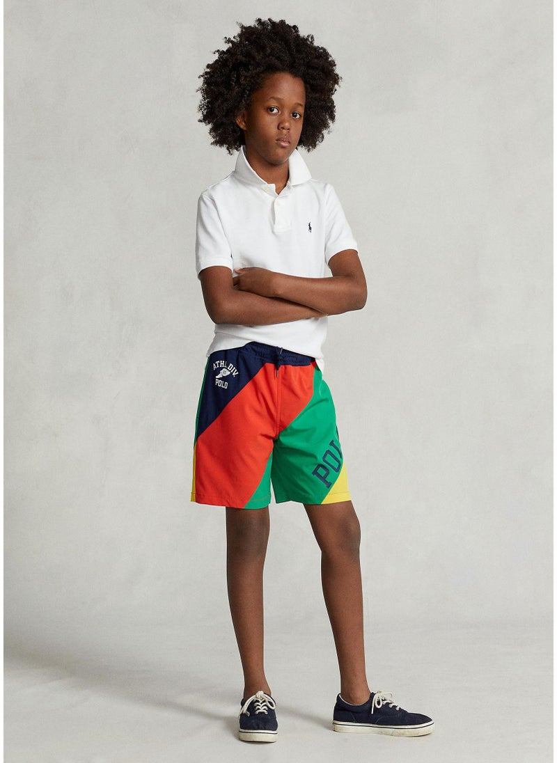 Youth Color Block Swim Shorts