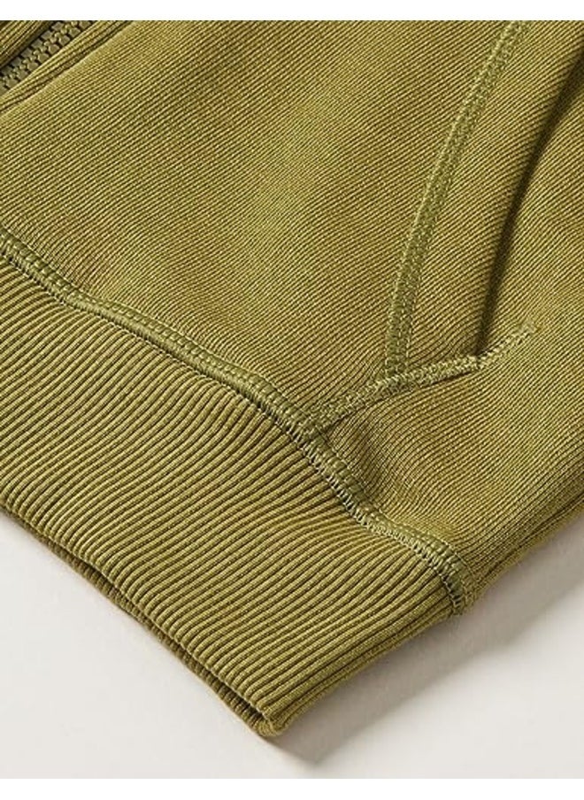 Zip-Up Sweatshirt - Verde Militare