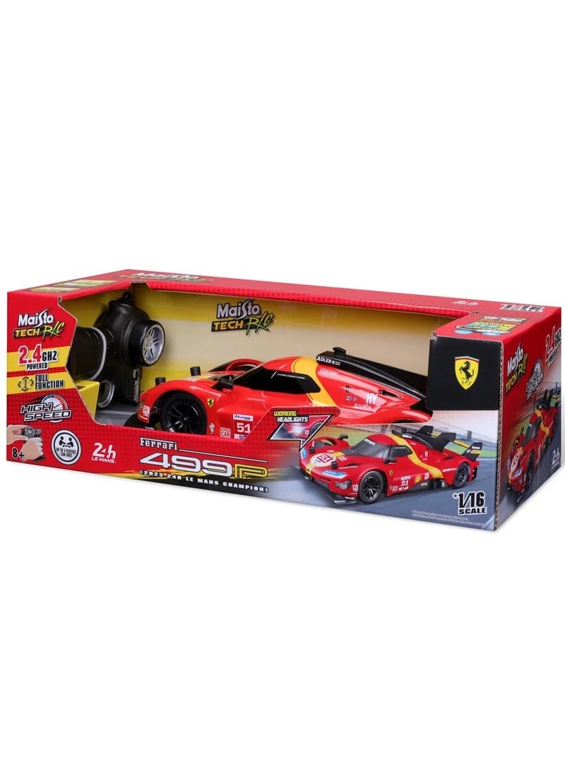 Ferrari 499P LMH (2023) Le Mans Champion Remote Control Car 1:16