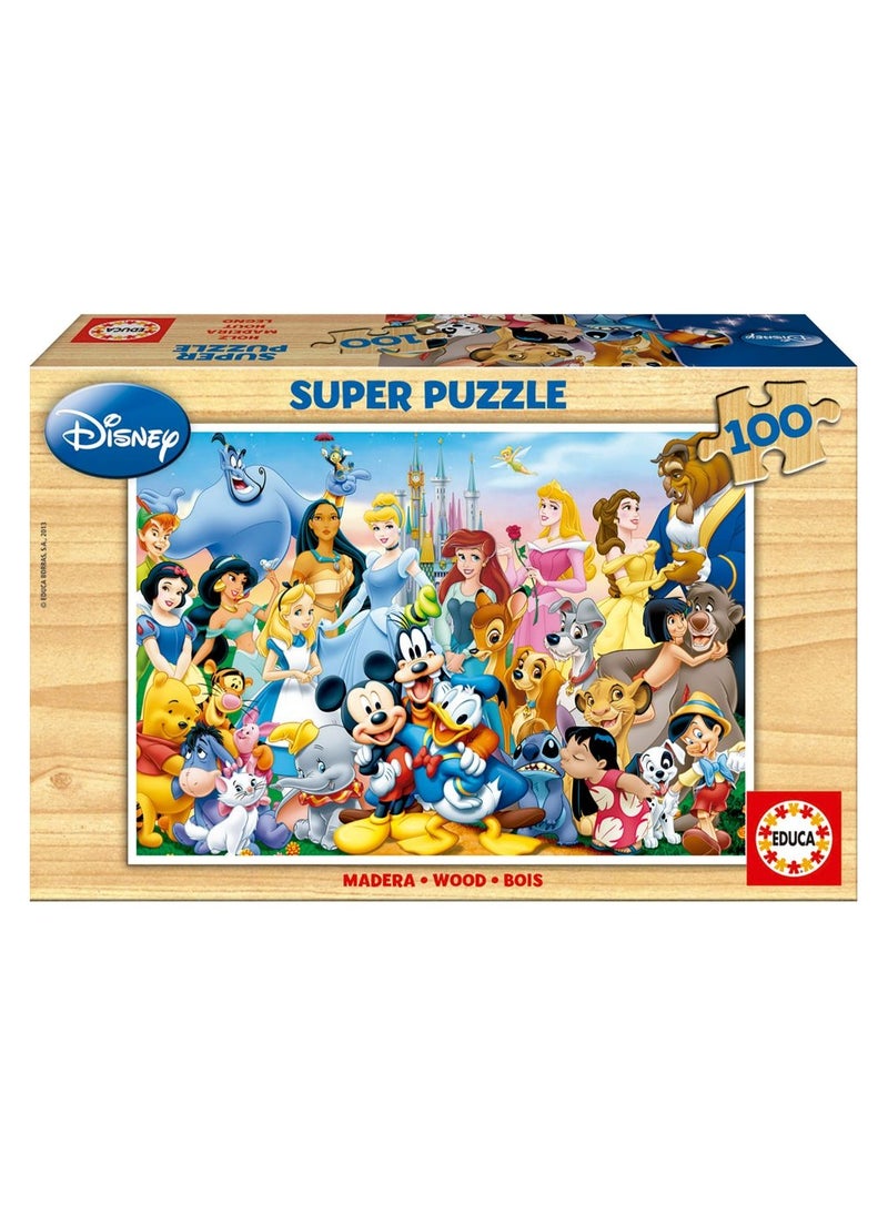 100-Piece Wonderful World Of Disney Jigsaw Puzzle