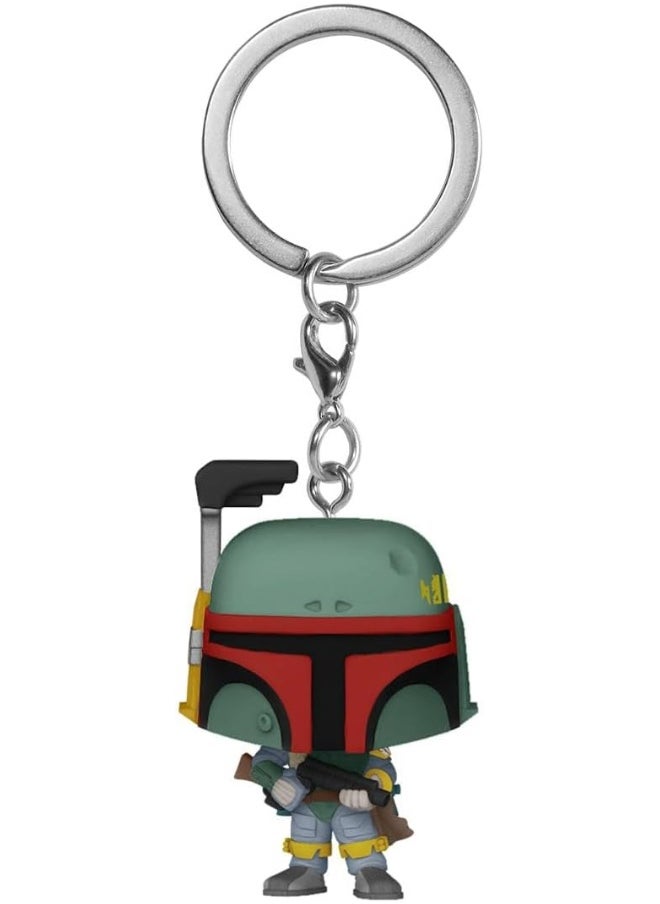 Funko Pop! Keychain: Star Wars - Boba Fett Novelty Keyring - Collectable Mini Figure - Stocking Filler - Gift Idea - Official Merchandise - Movies Fans - Backpack Decor