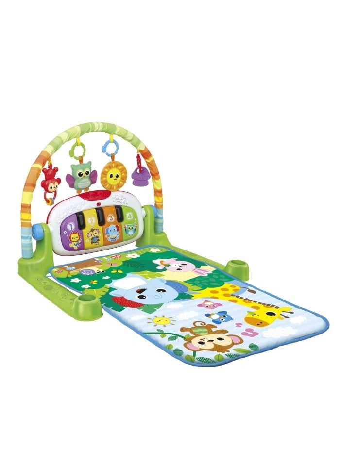 Jungle Pals Kick 'N Play Musical Gym Deluxe
