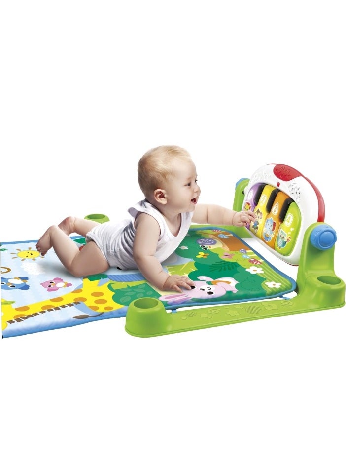 Jungle Pals Kick 'N Play Musical Gym Deluxe