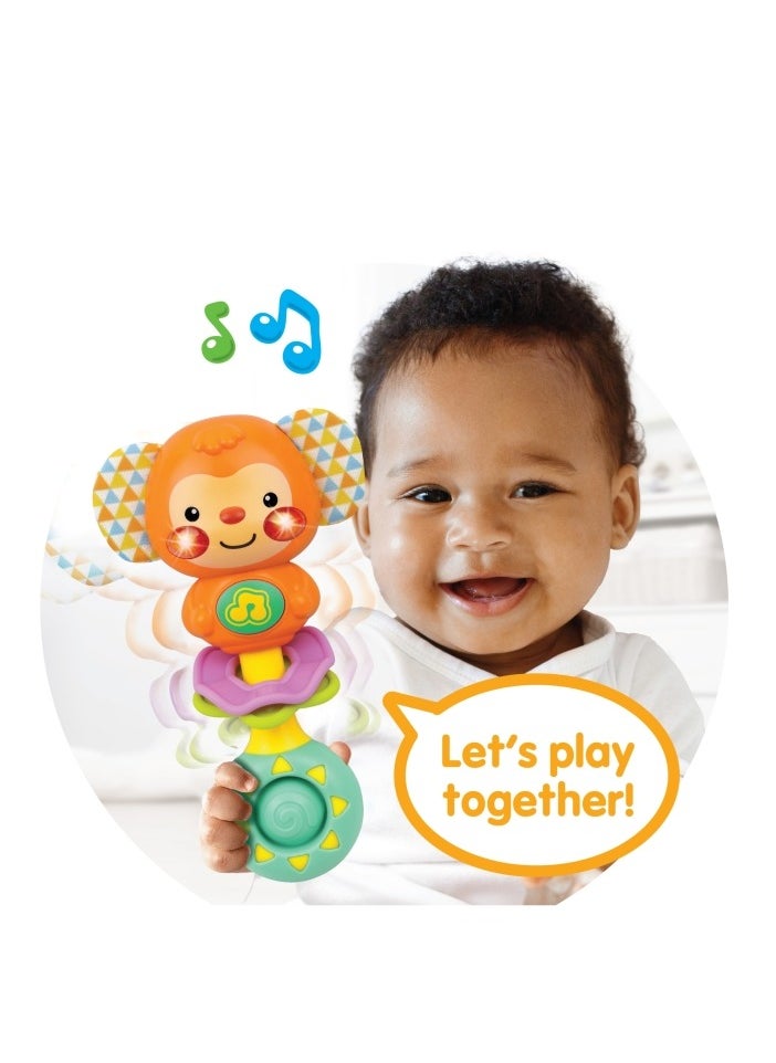 Winfun Sing-With-Me Rattle - Monkey