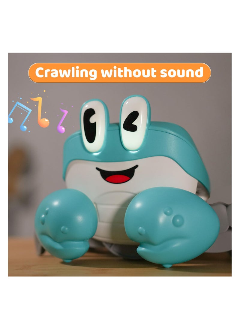 Interactive Crawling Crab Baby Toy for Infants & Toddlers, Tummy Time and Walking Learning Toys with Music & Dancing, Perfect Gifts for 0-12 Months Boys & Girls