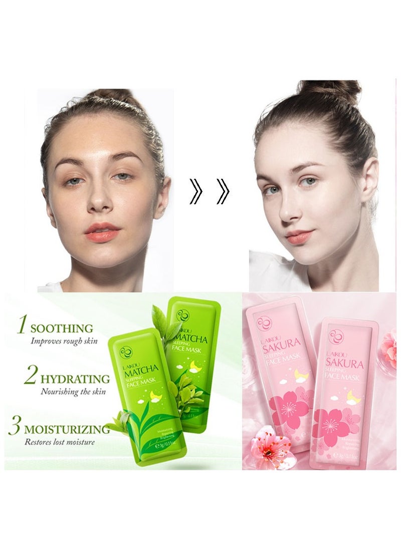 Moisturizing Facial Mask Hydrating Sleeping Face Sheet Masks Repairing and Nourishing Night Face Mask Skin Care