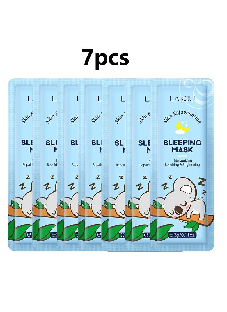 Moisturizing Facial Mask Hydrating Sleeping Face Sheet Masks Repairing and Nourishing Night Face Mask Skin Care