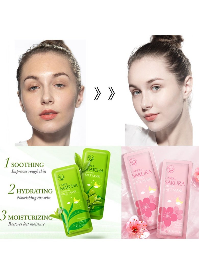 Moisturizing Facial Mask Hydrating Sleeping Face Sheet Masks Repairing and Nourishing Night Face Mask Skin Care