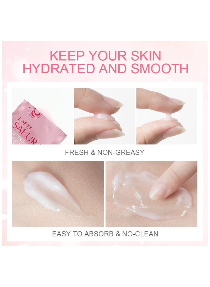 Moisturizing Facial Mask Hydrating Sleeping Face Sheet Masks Repairing and Nourishing Night Face Mask Skin Care