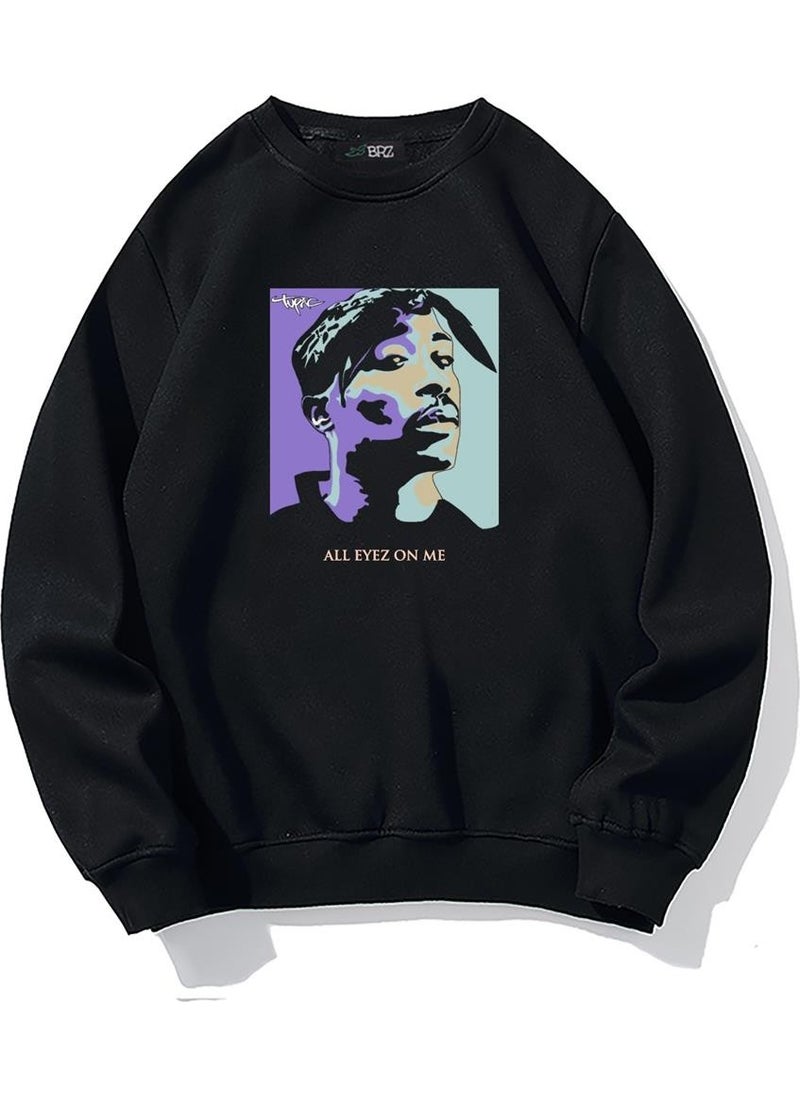 Unisex Oversize Tupac All Eyez On Me Sweatshirt