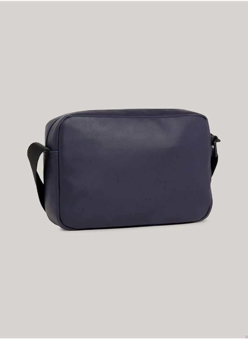 Men's Essential Reporter Bag - faux leather, Blue