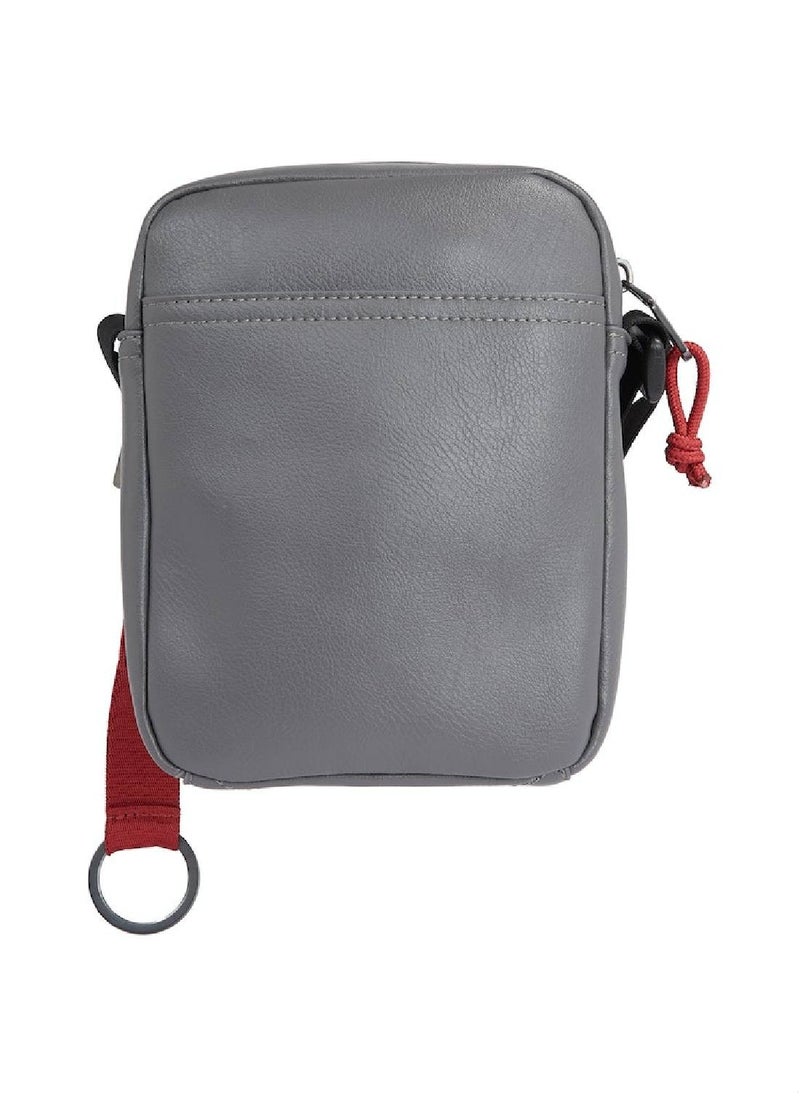 Men's Reporter Bag - Polyester, Gray