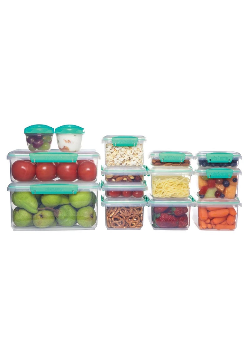 Food Storage Container Set, 28-pieces Dishwasher safe, Microwave safe, Freezer safe