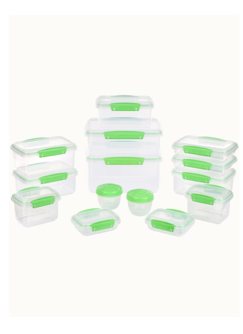 Food Storage Container Set, 28-pieces Dishwasher safe, Microwave safe, Freezer safe