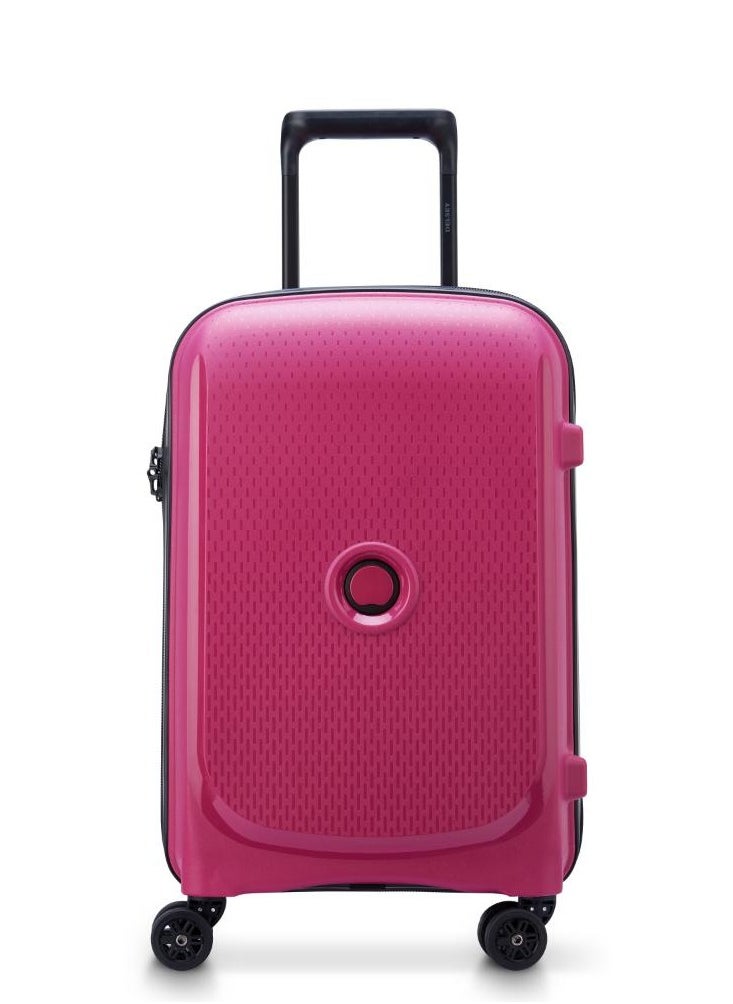 Belmont Plus Non Expandable 55cm Cabin Luggage 4 Double Wheel Trolley Raspberry