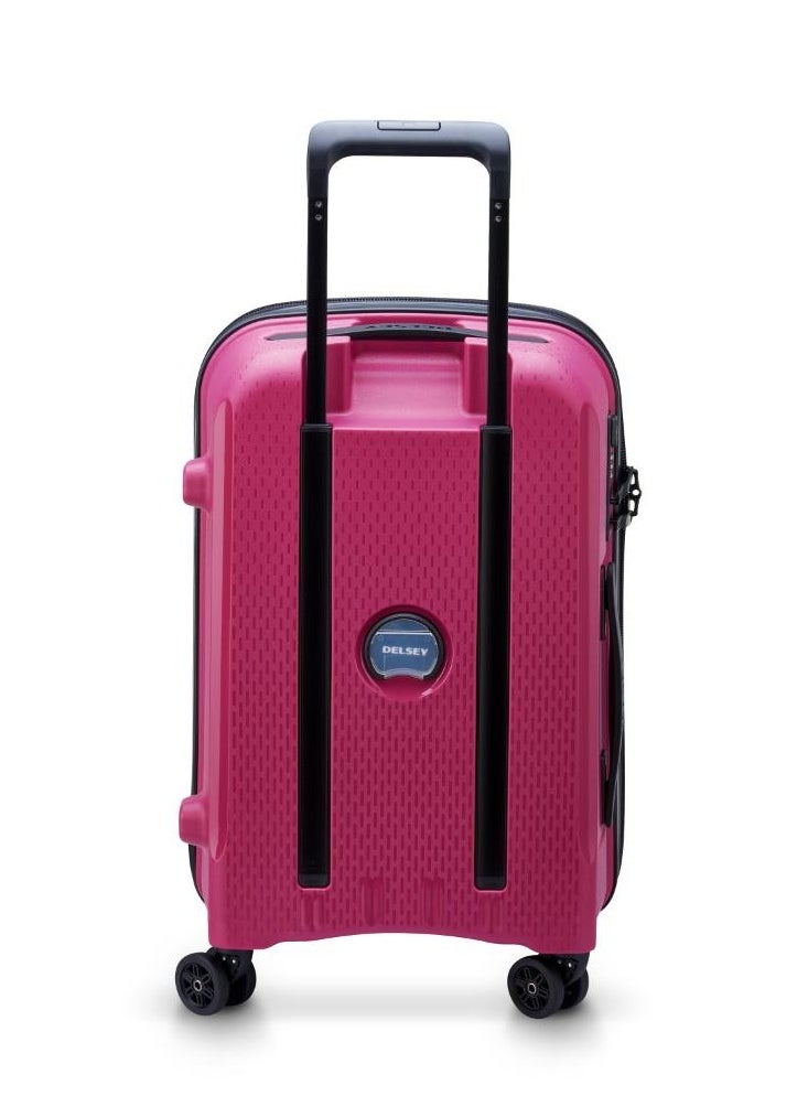 Belmont Plus Non Expandable 55cm Cabin Luggage 4 Double Wheel Trolley Raspberry