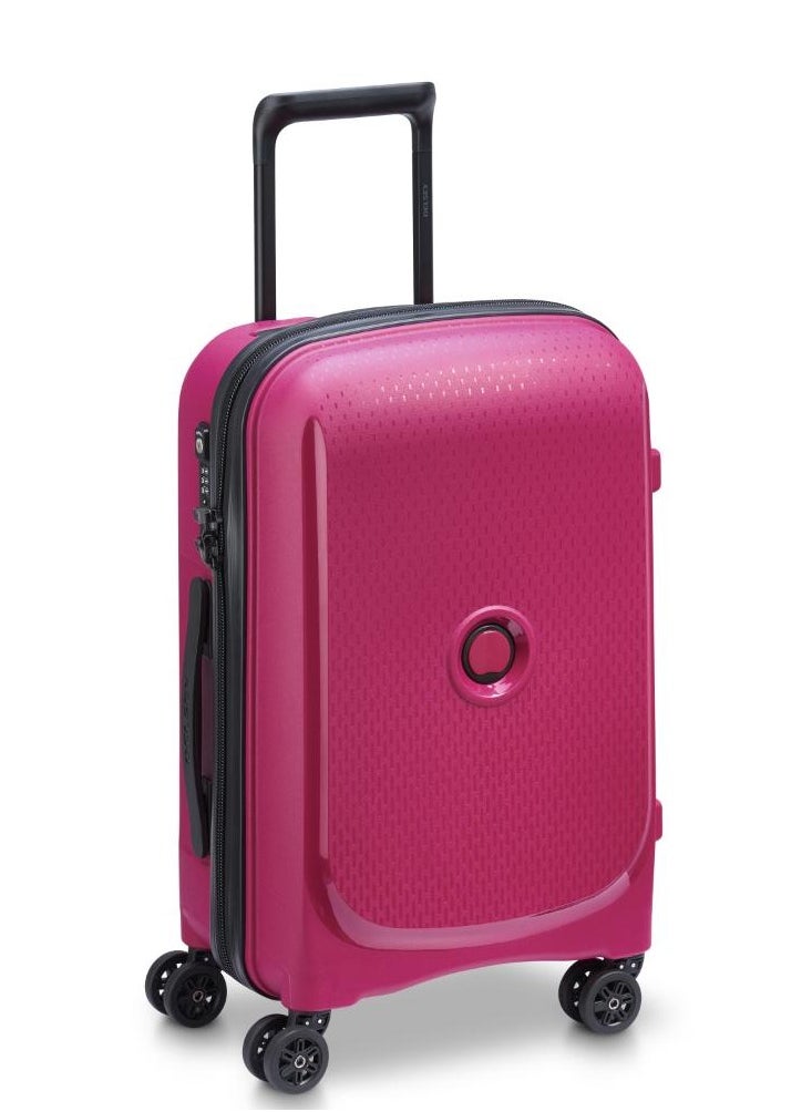 Belmont Plus Non Expandable 55cm Cabin Luggage 4 Double Wheel Trolley Raspberry