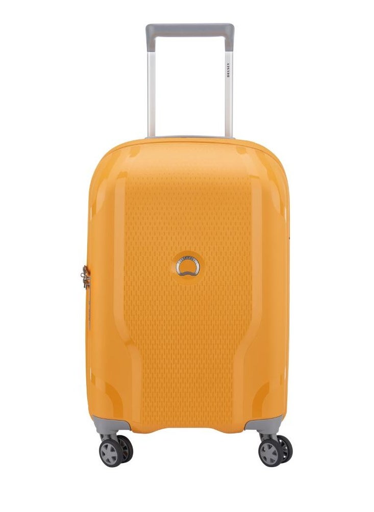 Recycled Clavel 55Cm Expandable 4 Double wheel Cabin Luggage Trolley Yellow