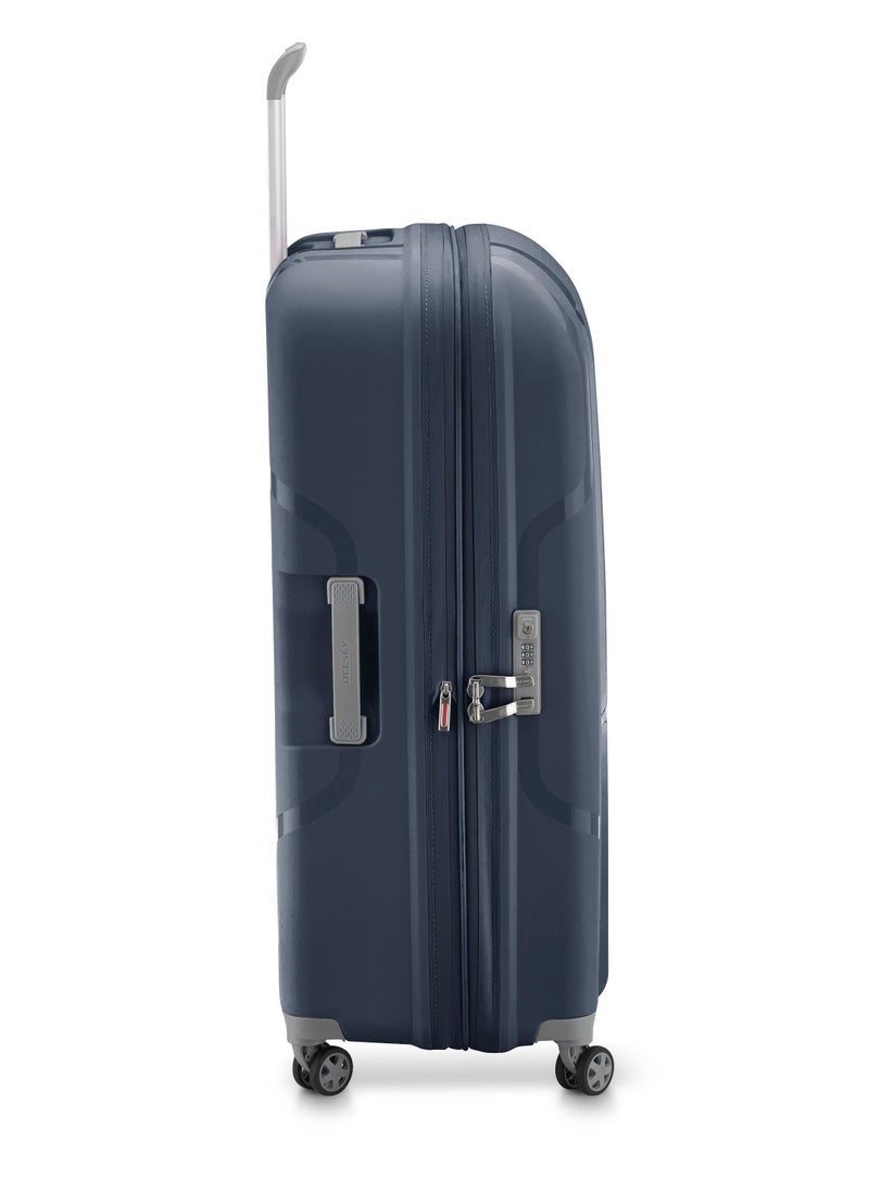 Recycled Clavel 70Cm Expandable 4 Double wheel Check-In Luggage Trolley Blue Jean