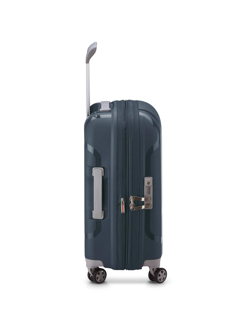 Recycled Clavel 83Cm Expandable 4 Double wheel Check-In Luggage Trolley Blue Jean