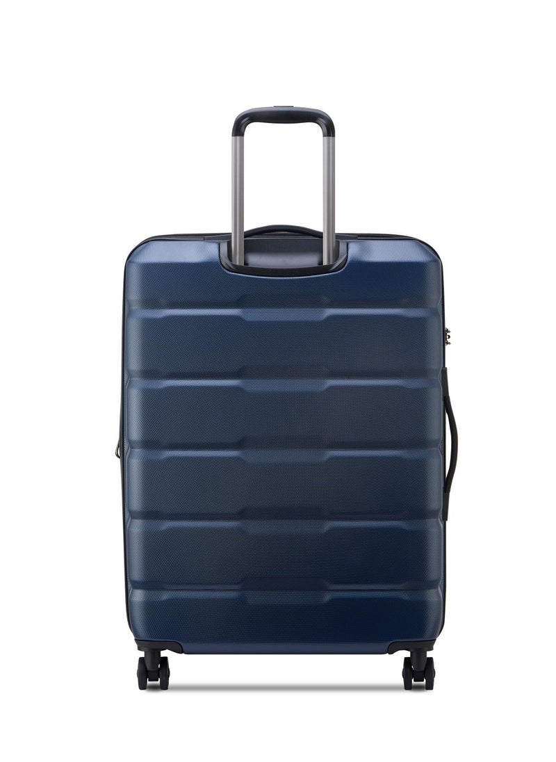 Citadel 70 Cm4Double Wheel Expandable Check-In Luggae Trolley  Blue / Black Zip