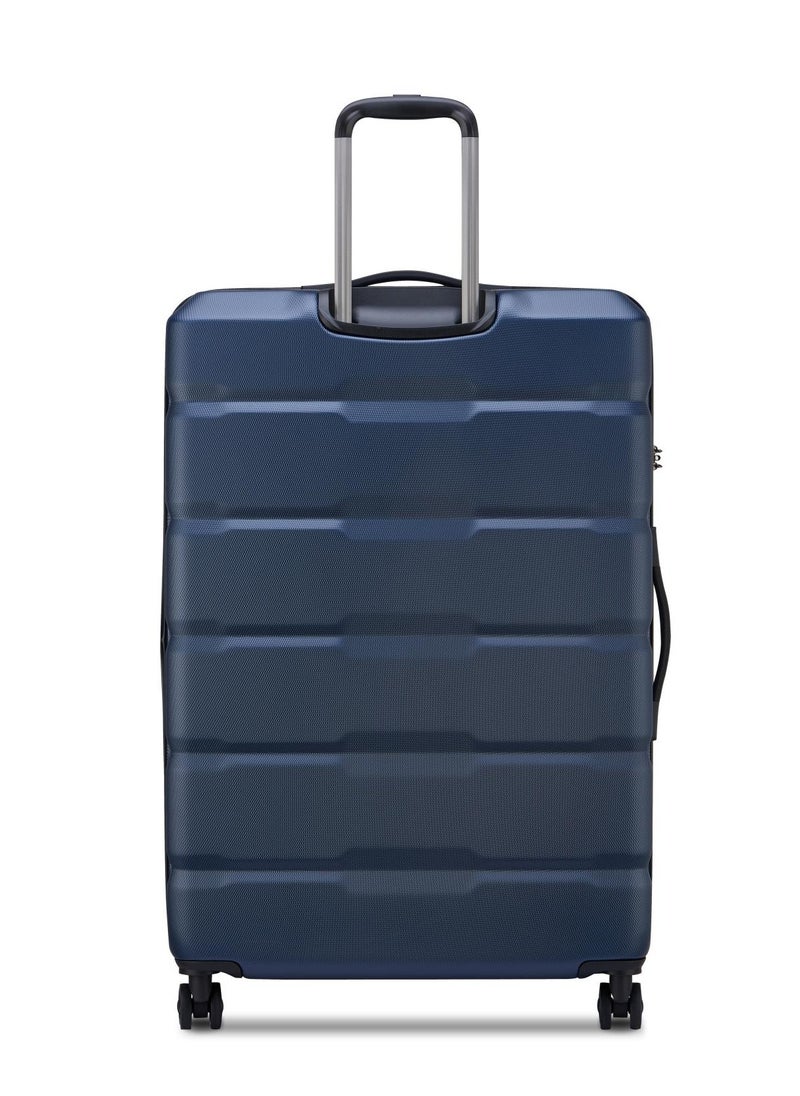 Citadel 82 Cm Expandable 4 Double Wheel Check-In Luggage Trolley  Blue / Black Zip