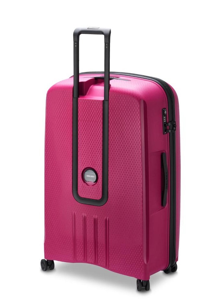 Belmont Plus Non Expandable 83cm Check-In Luggage 4 Double Wheel Trolley Raspberry