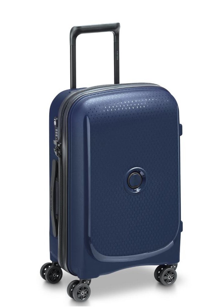 Belmont Plus Non Expandable 55cm Cabin Luggage 4 double Wheel Trolley Blue