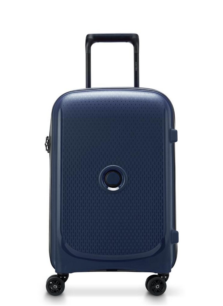 Belmont Plus Non Expandable 55cm Cabin Luggage 4 double Wheel Trolley Blue