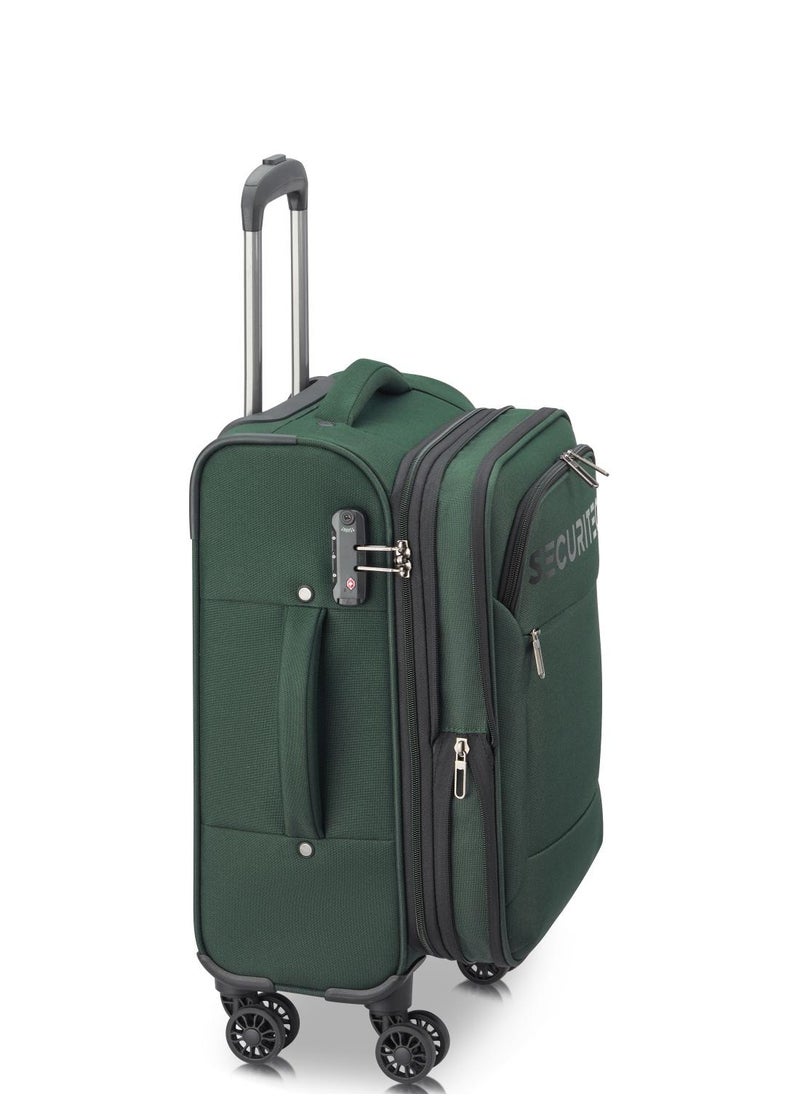 Vanguard 55 Cm Expandable 4Double Wheel Cabin Luggage Trolley Khaki