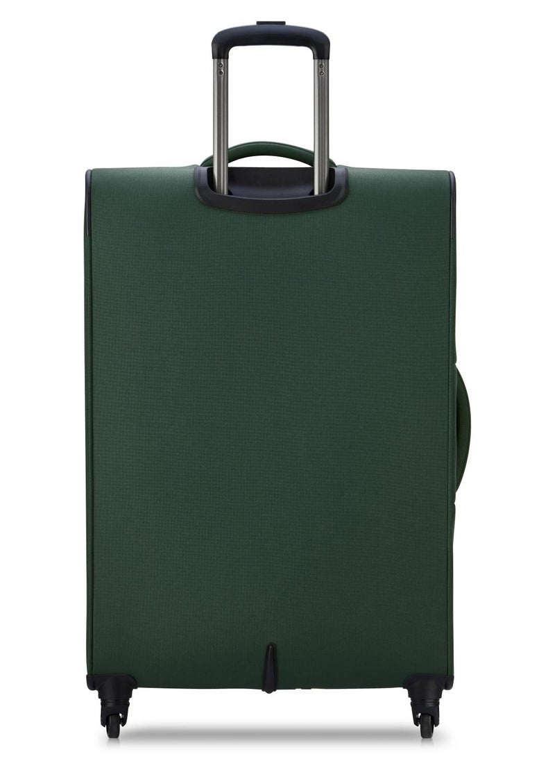 Delsey Paris Securitech 82cm Expandable 4 Double-Wheeled Check-In Luggage Trolley - Khaki