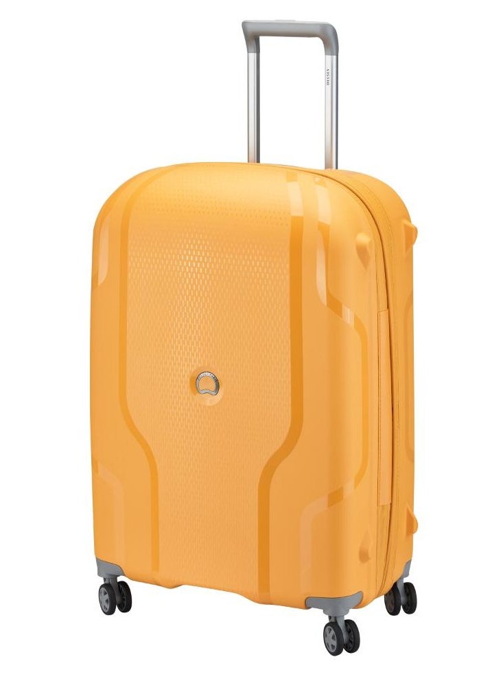 Recycled Clavel 70Cm 4 Double wheel Expandable Check-In Luggage Trolley Yellow