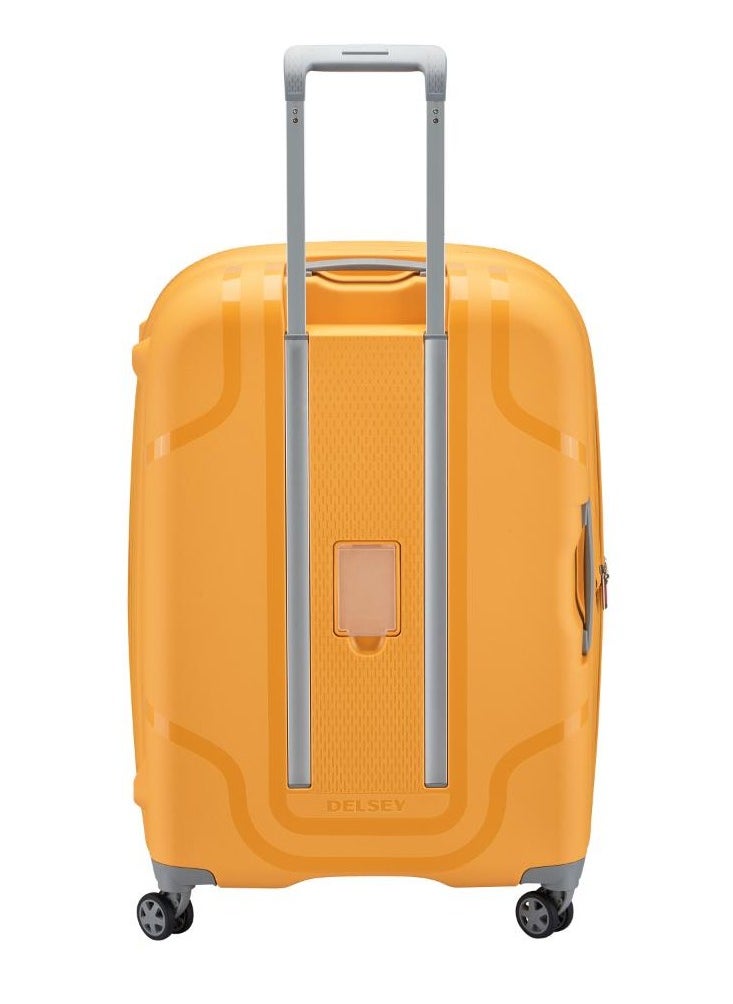 Recycled Clavel 70Cm 4 Double wheel Expandable Check-In Luggage Trolley Yellow