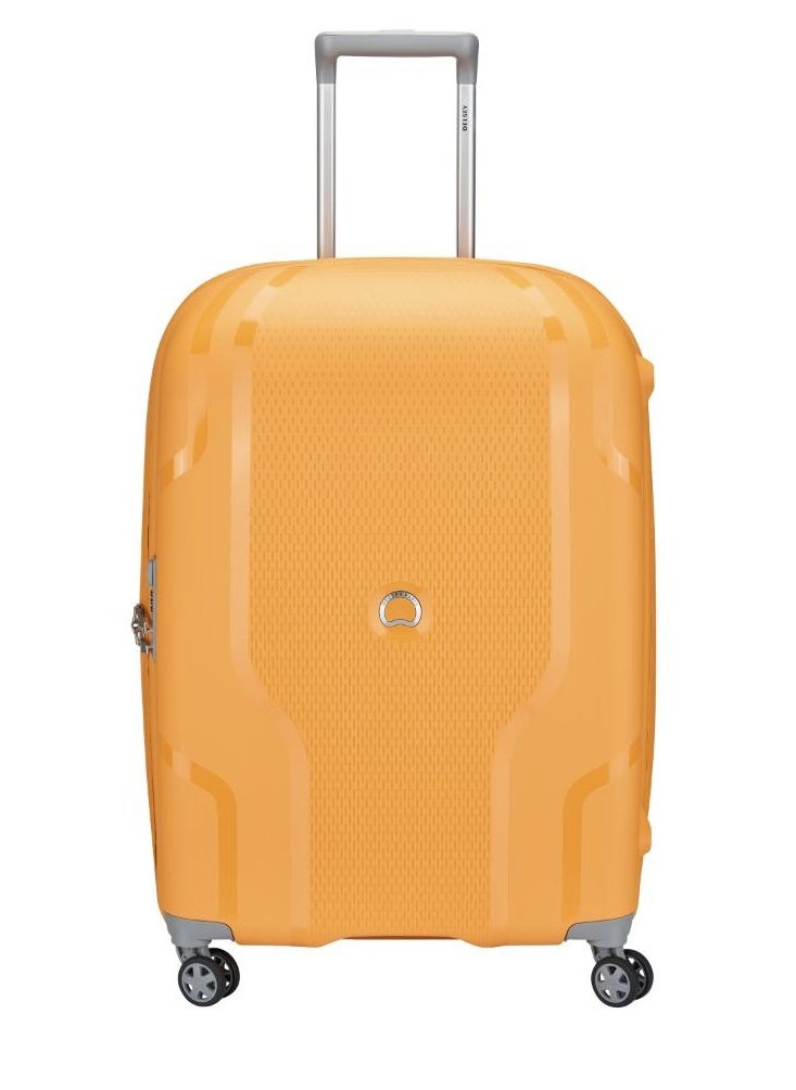 Recycled Clavel 70Cm 4 Double wheel Expandable Check-In Luggage Trolley Yellow