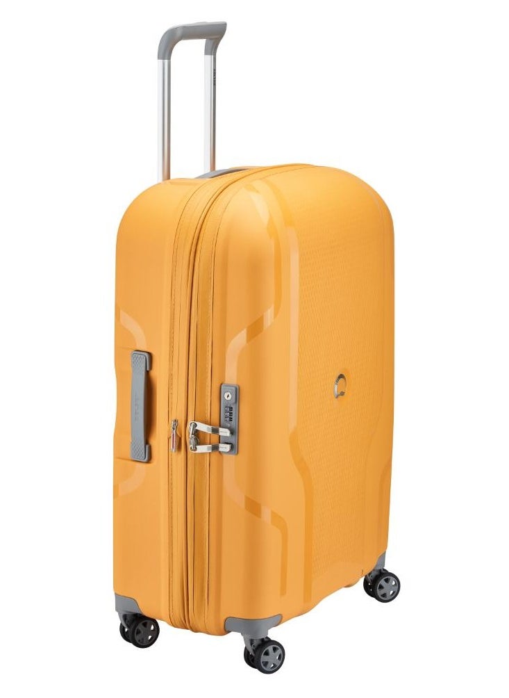 Recycled Clavel 70Cm 4 Double wheel Expandable Check-In Luggage Trolley Yellow