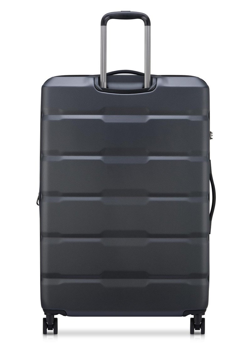 Citadel 82Cm Expandable 4 Double Wheel Check-In Luggage Trolley  Anthracite / Black Zip