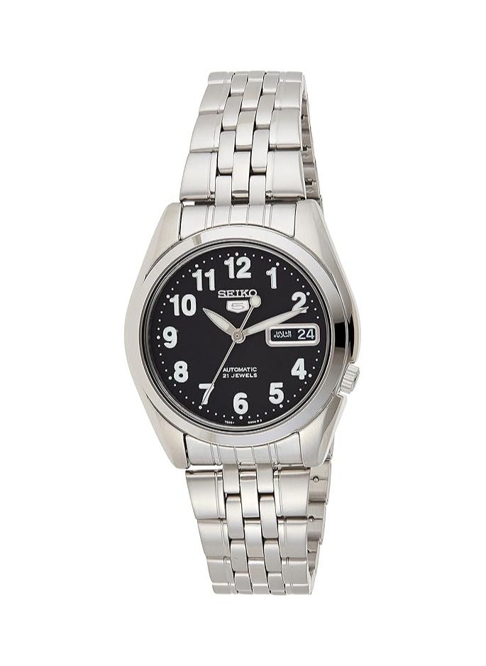 Sieko Men's SNK381K Stainless Steel Analog with Black Dial Watch