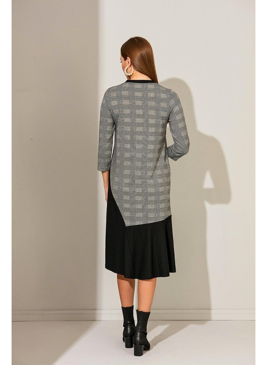 Garnish Dress, Gray (B21-139900)