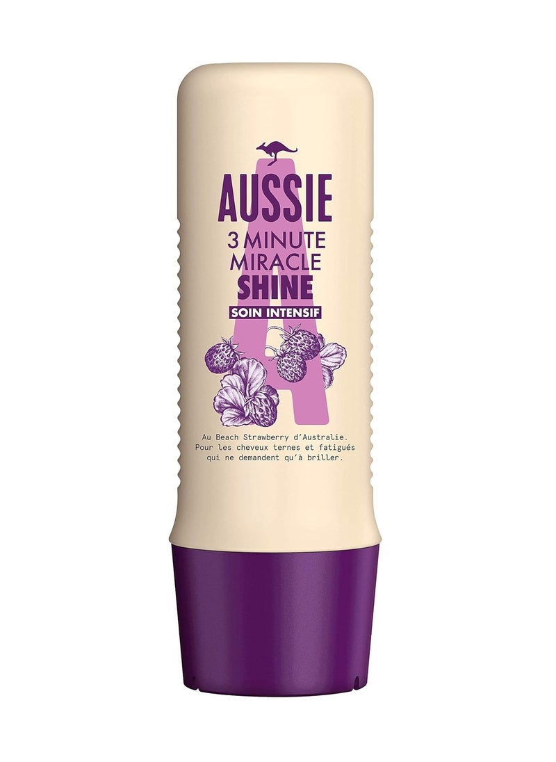 Aussie Miracle Shine Treatment Shine Treatment for Dull Tired Hair Begging to Shine 250 ml Pack of 1