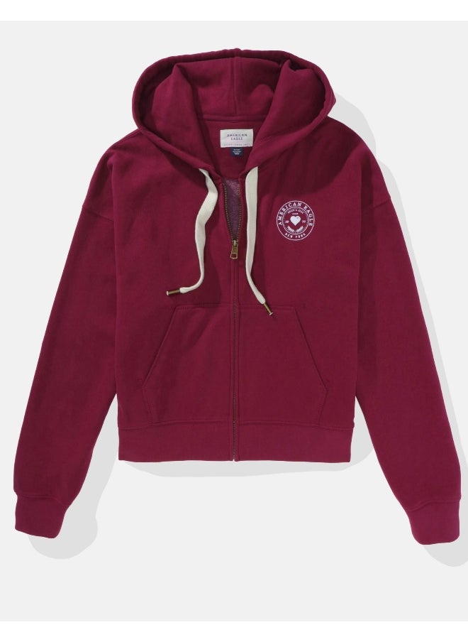 AE Graphic Zip-Up Sweatshirt