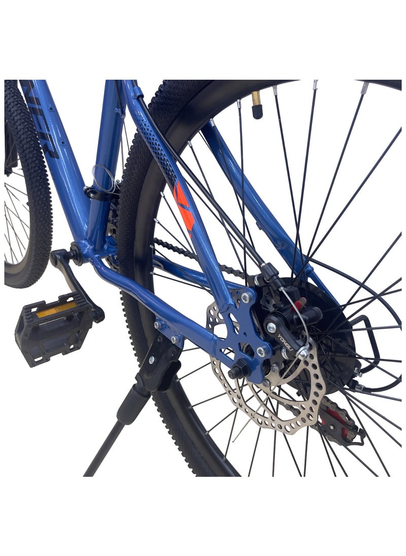 RUNNER Mountain Bike Front Suspension Bike 26-Inch, 21 Speed Gears, Bicycle Adult, Dual Disc Brakes, Cycle For Men & Women