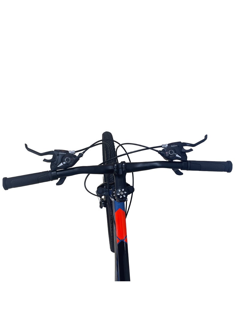 RUNNER Mountain Bike Front Suspension Bike 26-Inch, 21 Speed Gears, Bicycle Adult, Dual Disc Brakes, Cycle For Men & Women