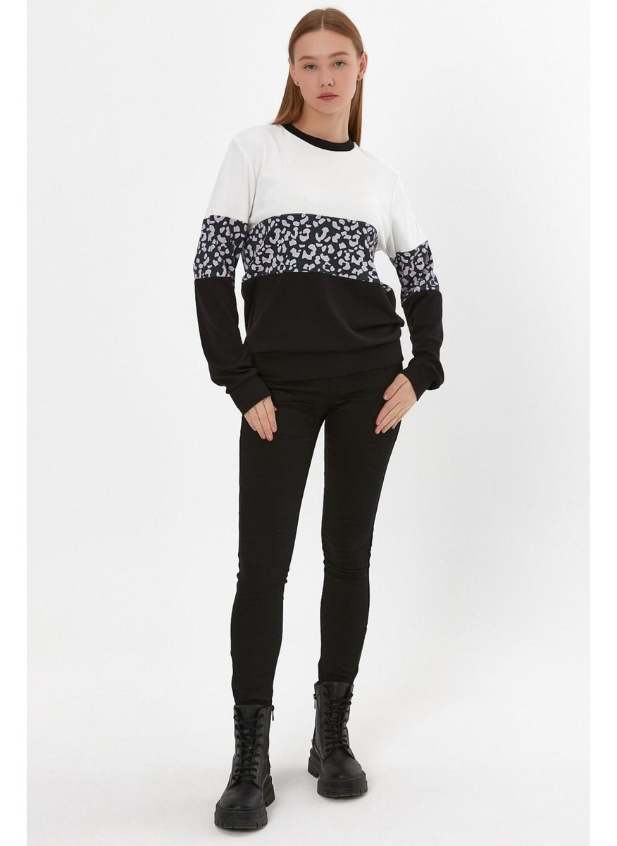 Leopard Print Sweatshirt (B23-26500)