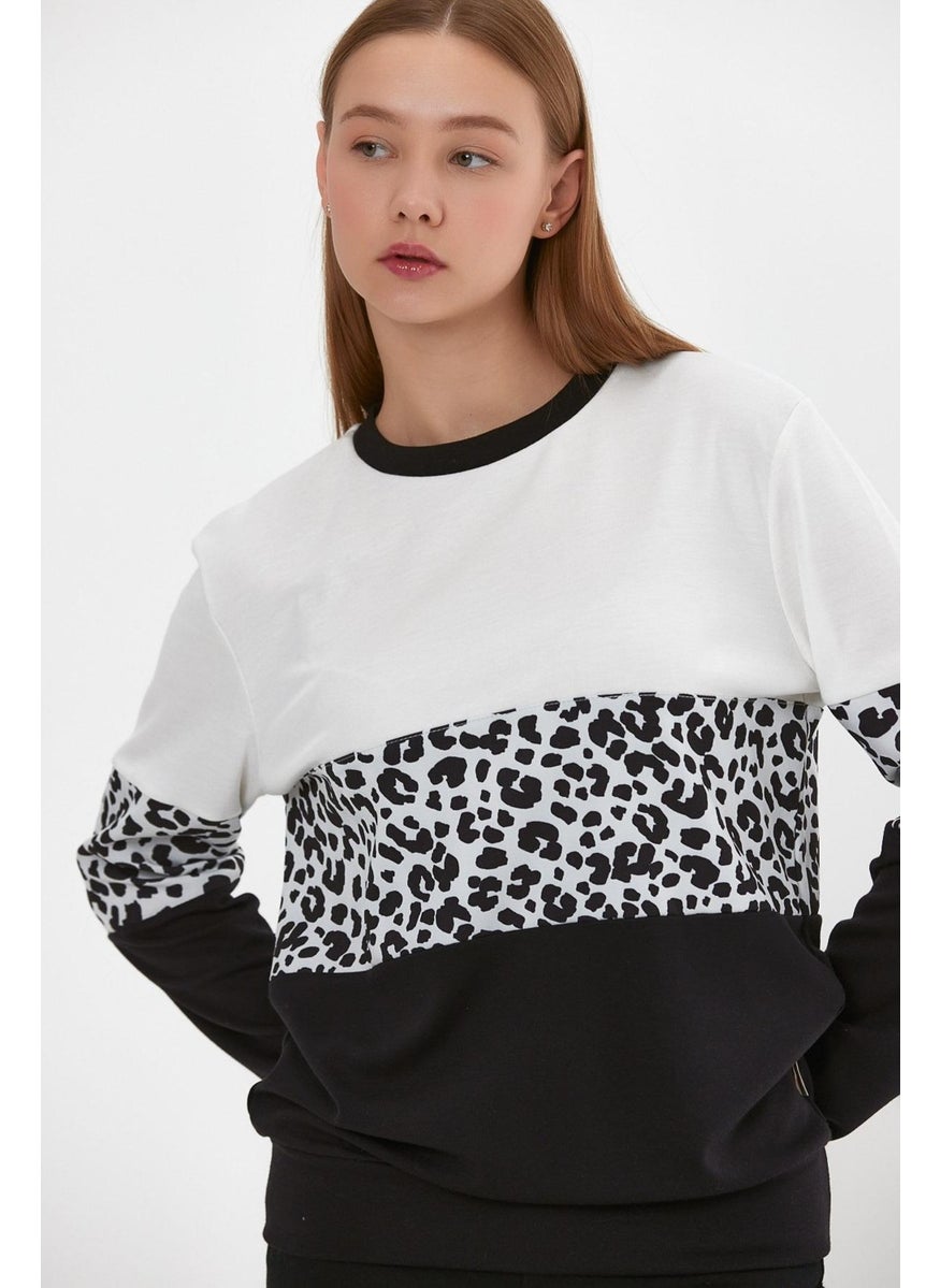 Leopard Print Sweatshirt (B23-26500)