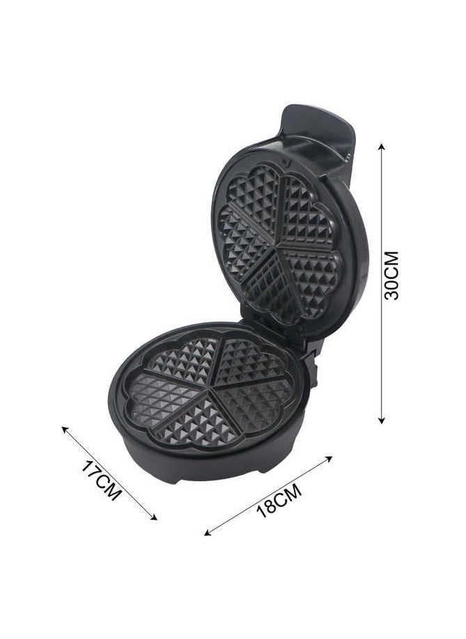 Black Non-Toxic Waffle Maker Health While Enjoying Tasty Waffles Heater-resistant Non-Stick