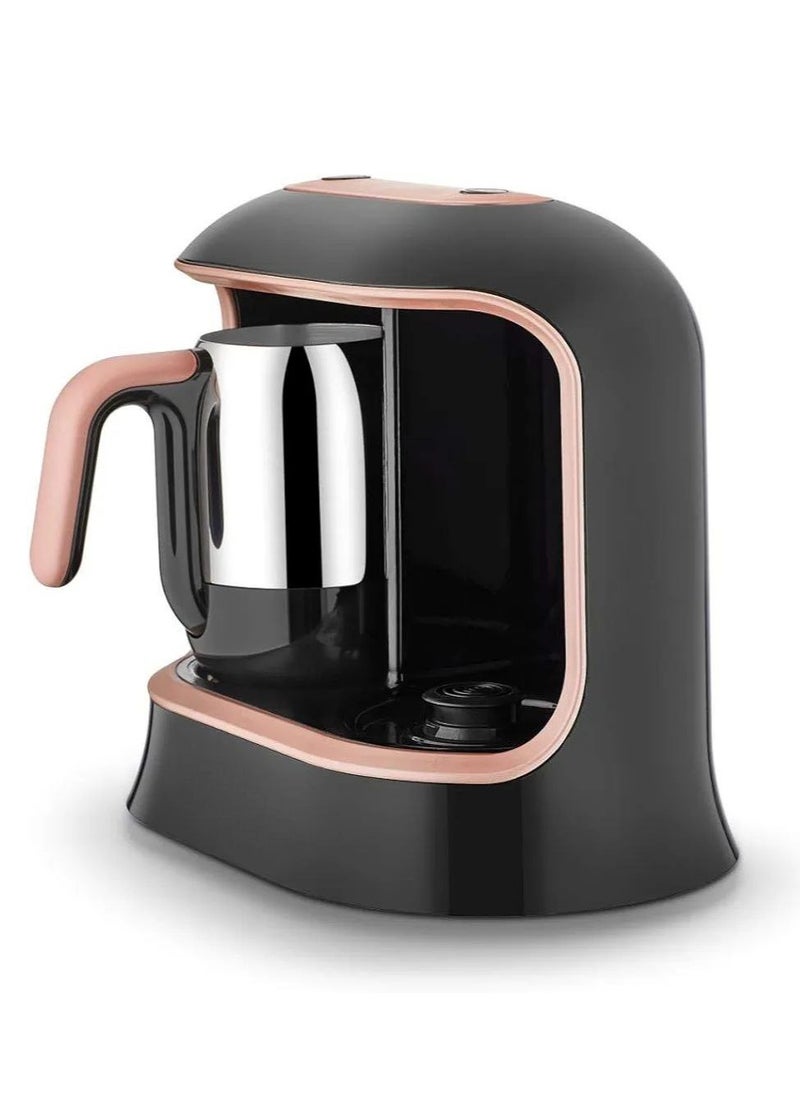 Kahvekolik Twin Turkish Coffee Machine Black/Rosa gold, Black & Silver & Rosa gold, A861-02,