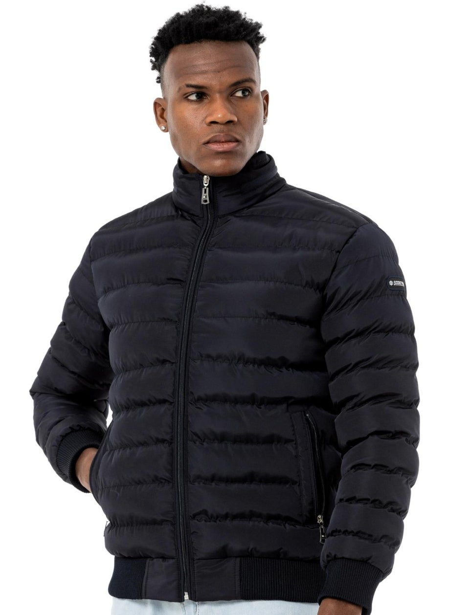 Puffer Coat Comfort Navy Blue Men's Coat M1803TL