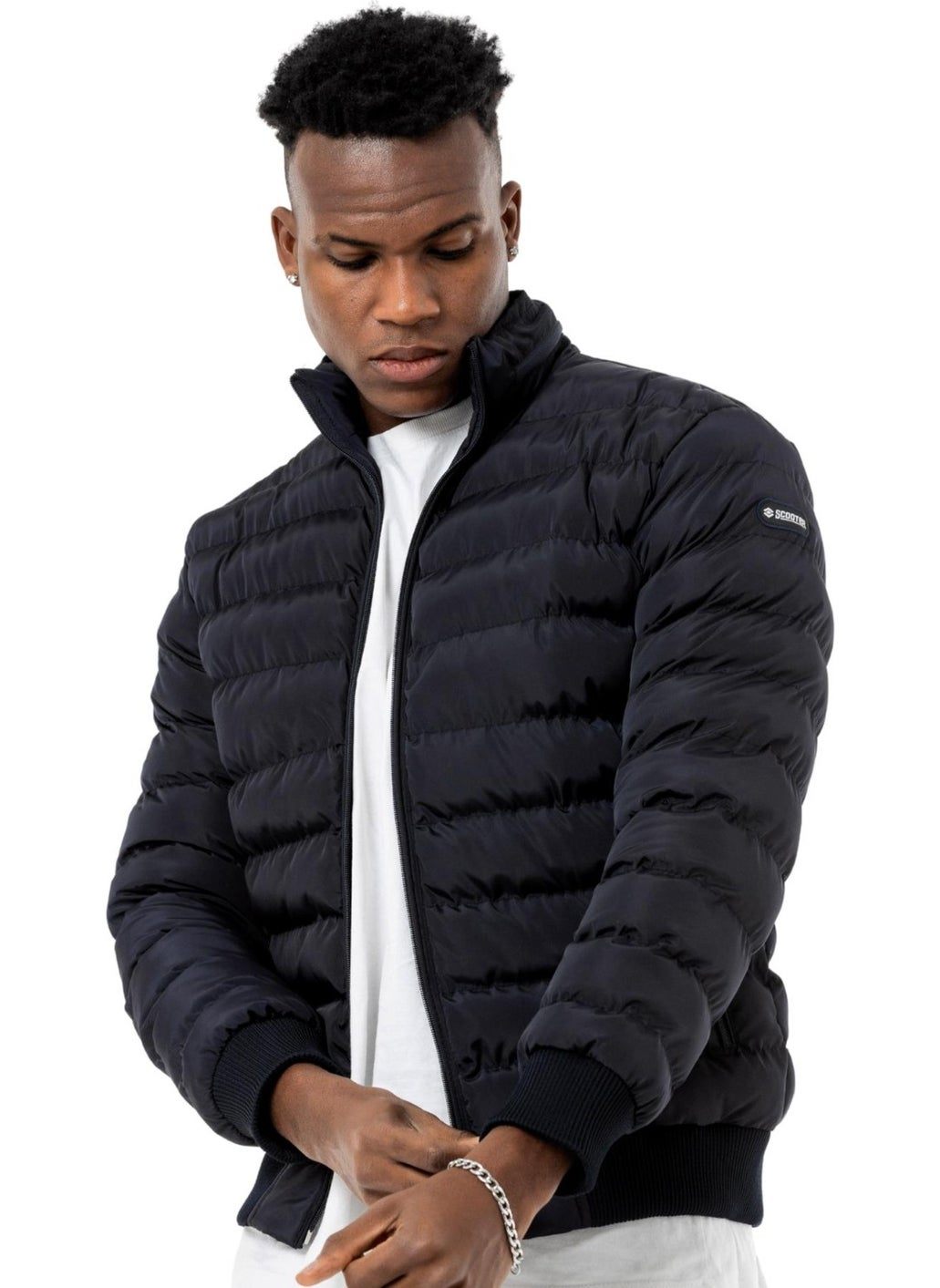 Puffer Coat Comfort Navy Blue Men's Coat M1803TL