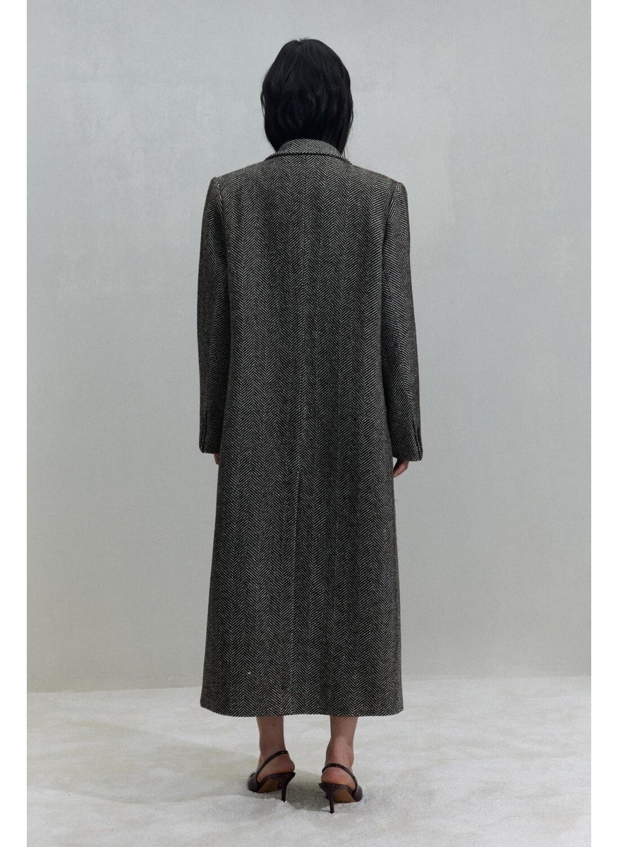 Bitter Brown Adel Maxi Coat