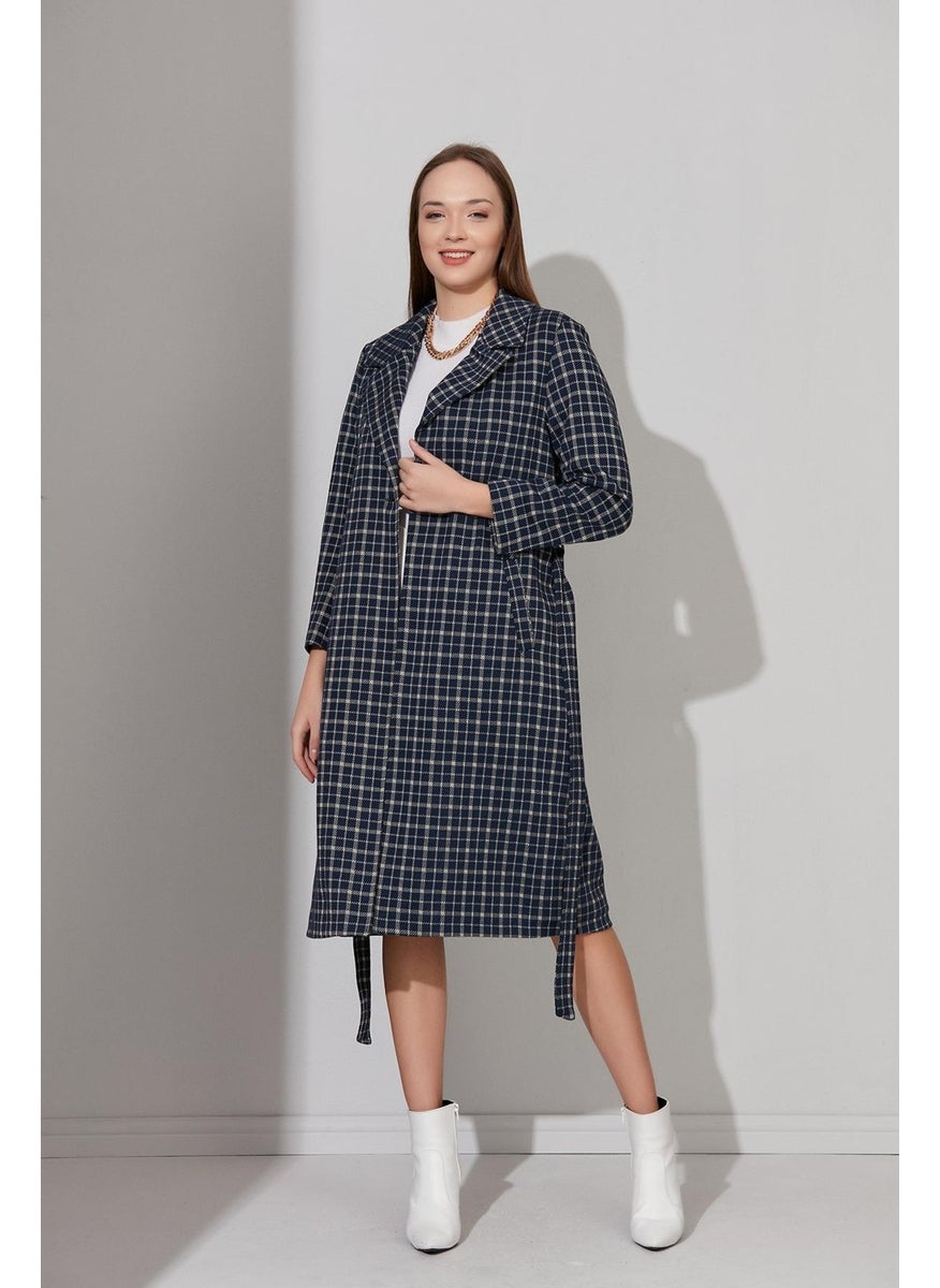 Alexandergardı Plaid Lined Coat (B22-20603)